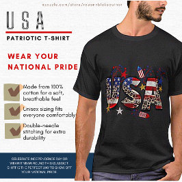 Camiseta Patriótica de Estados Unidos