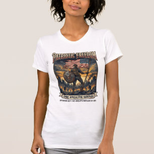 Camiseta Patriótica de Hierro Superviviente Apocal