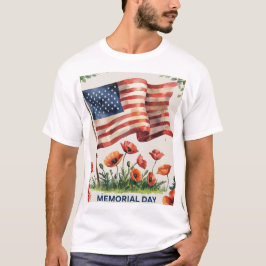 Camiseta Patriótica de la bandera de los Estados U