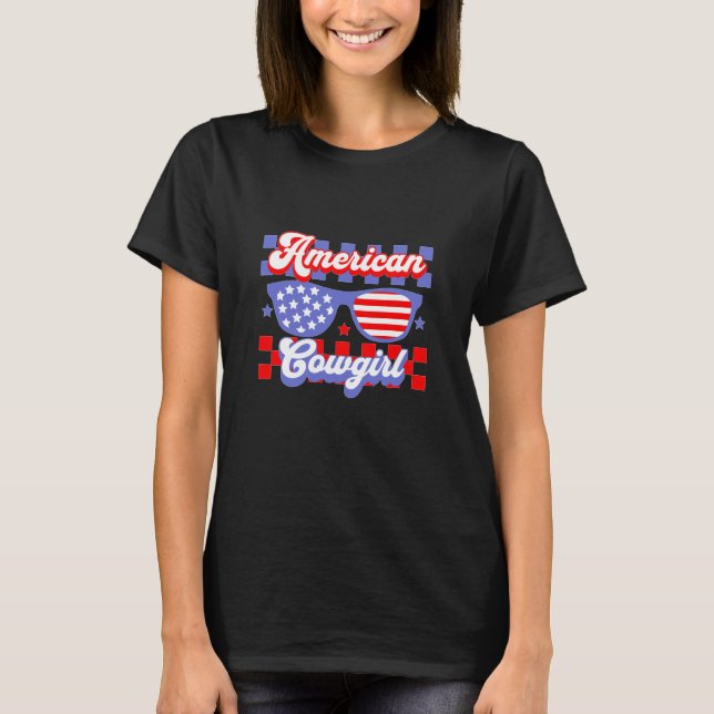 Camiseta Patriótica de la Noche Americana Occidental (Anverso)
