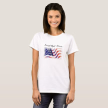 Camiseta Patriótica de la Tierra que Amo con Bande