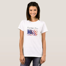 Camiseta Patriótica de la Tierra que Amo con Bande