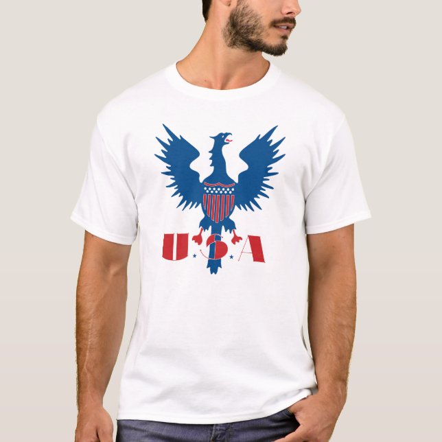 Camiseta patriótica de los E.E.U.U. (Anverso)