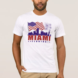 Camiseta patriótica de Miami la Florida