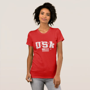 Camiseta Patriótica de Mujer
