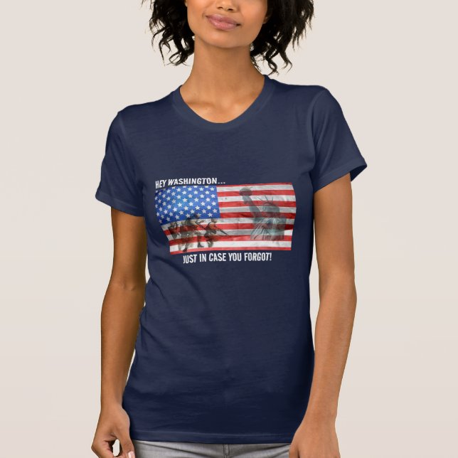 Camiseta patriótica de mujeres (Anverso)