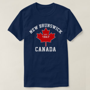 Camiseta patriótica de Nuevo Brunswick Canadá