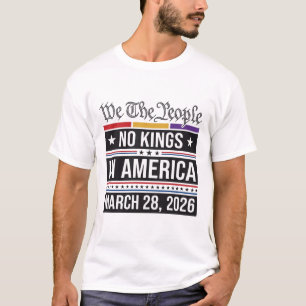 Camiseta Patriótica de Protesta Sin Reyes en Améri