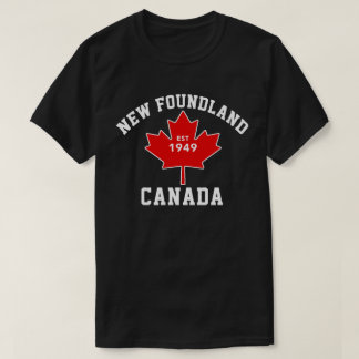 Camiseta patriótica de Terranova Canadá Est.1949
