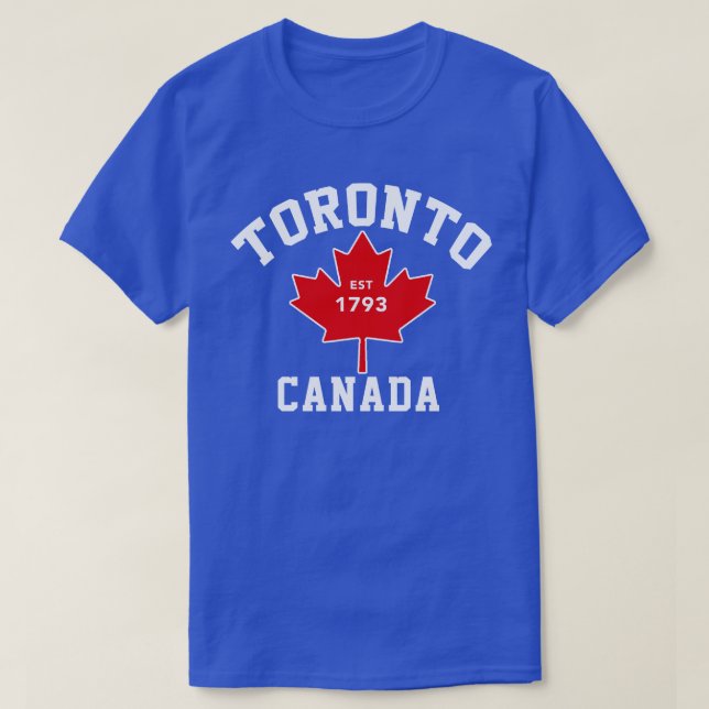 Camiseta patriótica de Toronto Canadá Est.1793 (Diseño del anverso)