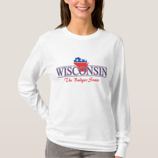 Camiseta patriótica de Wisconsin