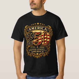 Camiseta Patriótica del 250 Aniversario de EE. UU.