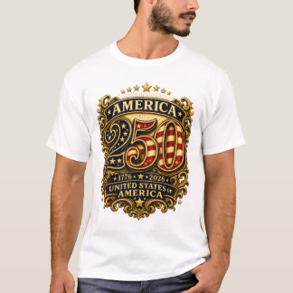 Camiseta Patriótica del 250 Aniversario de EE. UU.