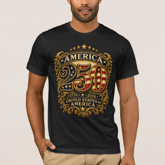 Camiseta Patriótica del 250 Aniversario de EE. UU.