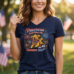 Camiseta Patriótica del 250 Aniversario de Fuegos 
