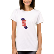 Camiseta Patriótica del 4 de Julio para Mujeres Ba