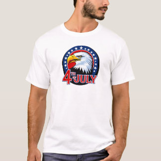 Camiseta Patriótica del Águila Calva 4 de Julio