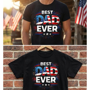 Camiseta Patriótica del Día 4 de Julio para el Mej