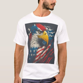 Camiseta patriótica del Día de la Independencia