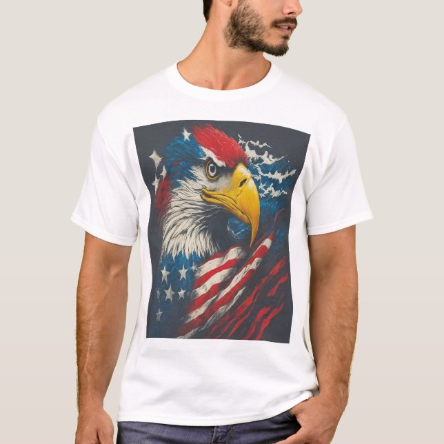 Camiseta patriótica del Día de la Independencia (Anverso)