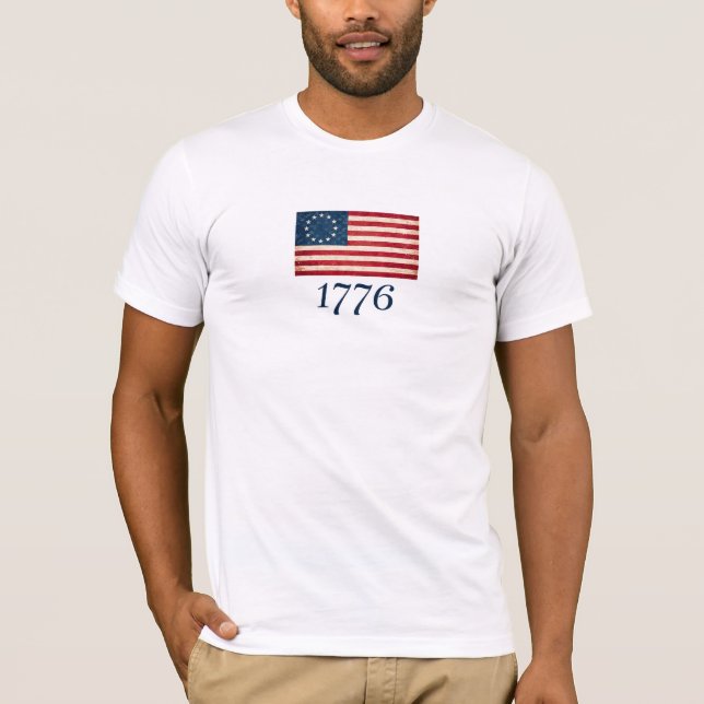 Camiseta Patriótica del Legado de la Bandera Ameri (Anverso)