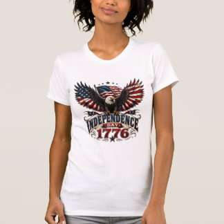 Camiseta Patriótica Día de la Independencia Águila