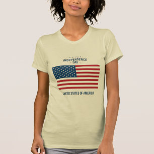 Camiseta Patriótica "Dios Bendiga a Estados Unidos