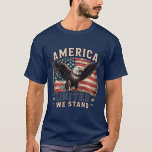 Camiseta Patriótica Estadounidense Unidos Estamos