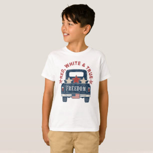 Camiseta Patriótica Infantil 'Rojo Blanco y Verdad