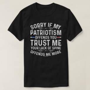 Camiseta Patriótica Negrita – Lo Siento, No Lo Sie