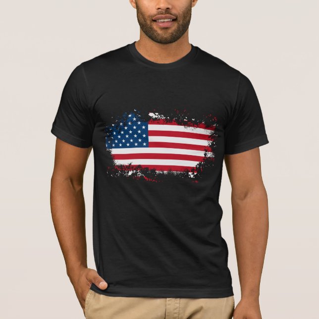 Camiseta patriótica para hombres (Anverso)