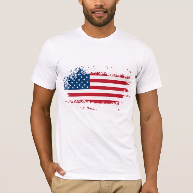 Camiseta patriótica para hombres (Anverso)