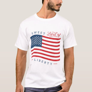 Camiseta Patriótica para Hombres Tierra Dulce de L