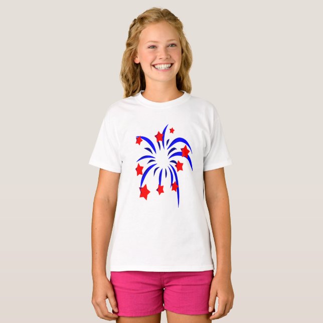 Camiseta Patriótica para Niños (Anverso completo)