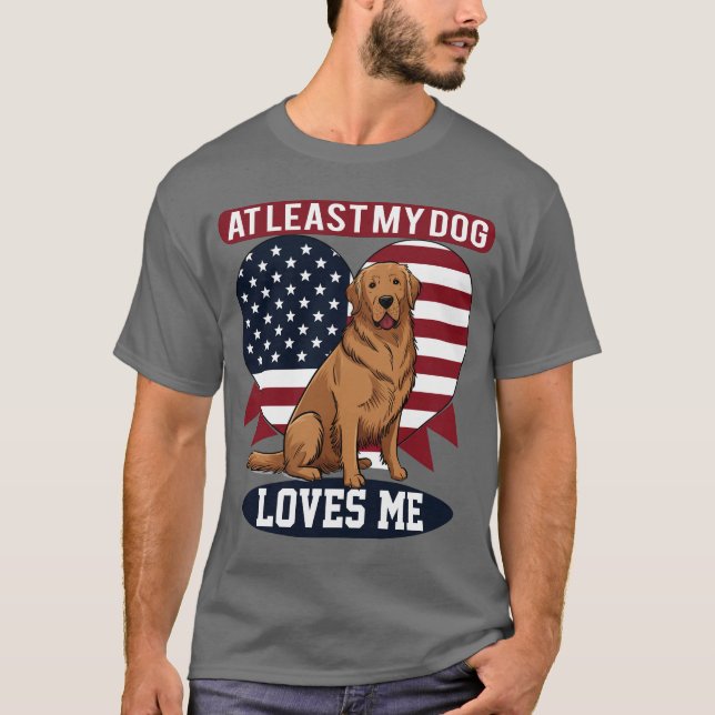 Camiseta Patriótica Perro Lover (Anverso)