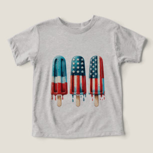 Camiseta Patriótica Popsicles