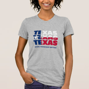 Camiseta Patriótica TEXAS FLAG personalizado