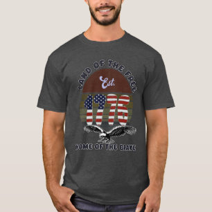 Camiseta Patriótica USA 1776