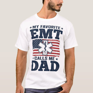 Camiseta Patriótica Vintage Me Llama Papá Mi EMT F