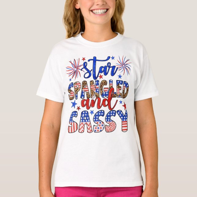 Camiseta Patriótica Y Sassy (Anverso)