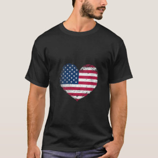 Camiseta Patrióticas afligidas por las mujeres de la bander