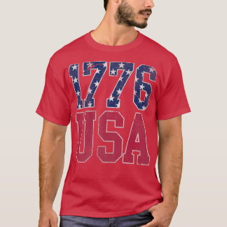 Camiseta Patriótico 1776 Estados Unidos 4 de julio Independ