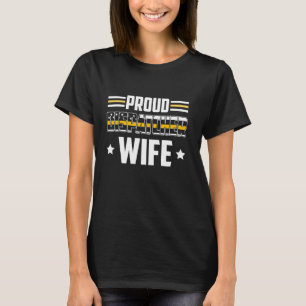 Camiseta Patriótico 911 Dispatcher Wife Orgullosa Línea De 
