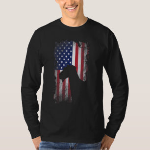 Camiseta Patriótico Airedale Terrier Bandera Americana Perr
