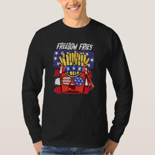 Camiseta Patriótico American Freedomm Fries 4 De Julio Ee.U
