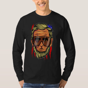 Camiseta Patriótico americano Guay Abraham Lincoln American