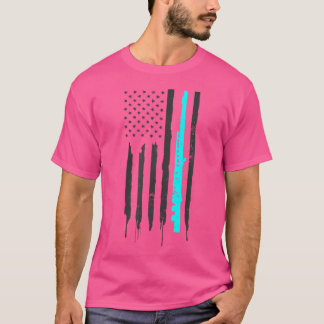 Camiseta Patriótico Bandera Estadounidense Diseño Flauta