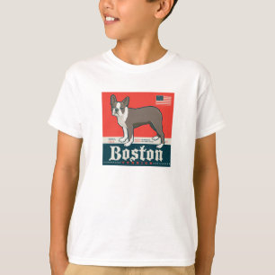 Camiseta Patriótico   Boston Terrier