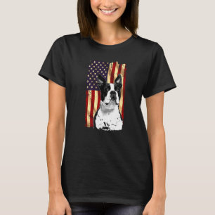 Camiseta Patriótico Boston Terrier Bandera Estadounidense 4