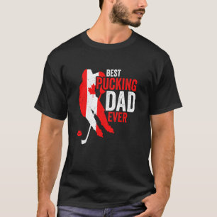 Camiseta Patriótico Canadiense Mejor Batido Papá Para Hocke